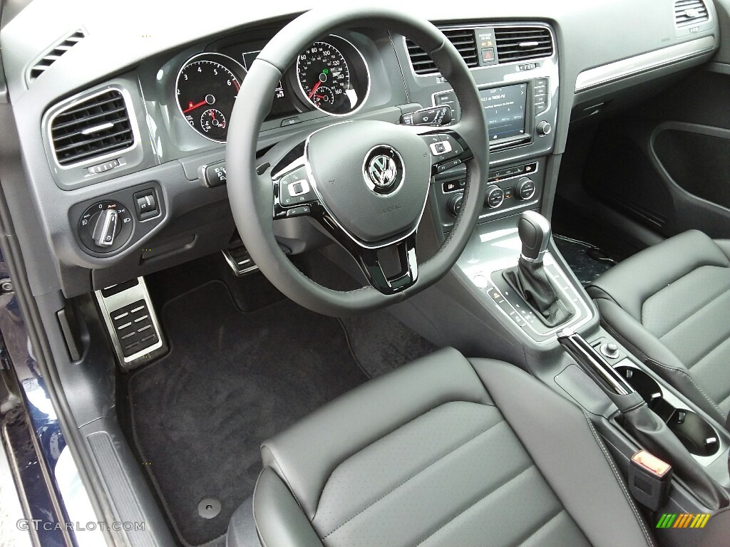 Titan Black Interior 2017 Volkswagen Golf Alltrack SEL 4Motion Photo #119512831