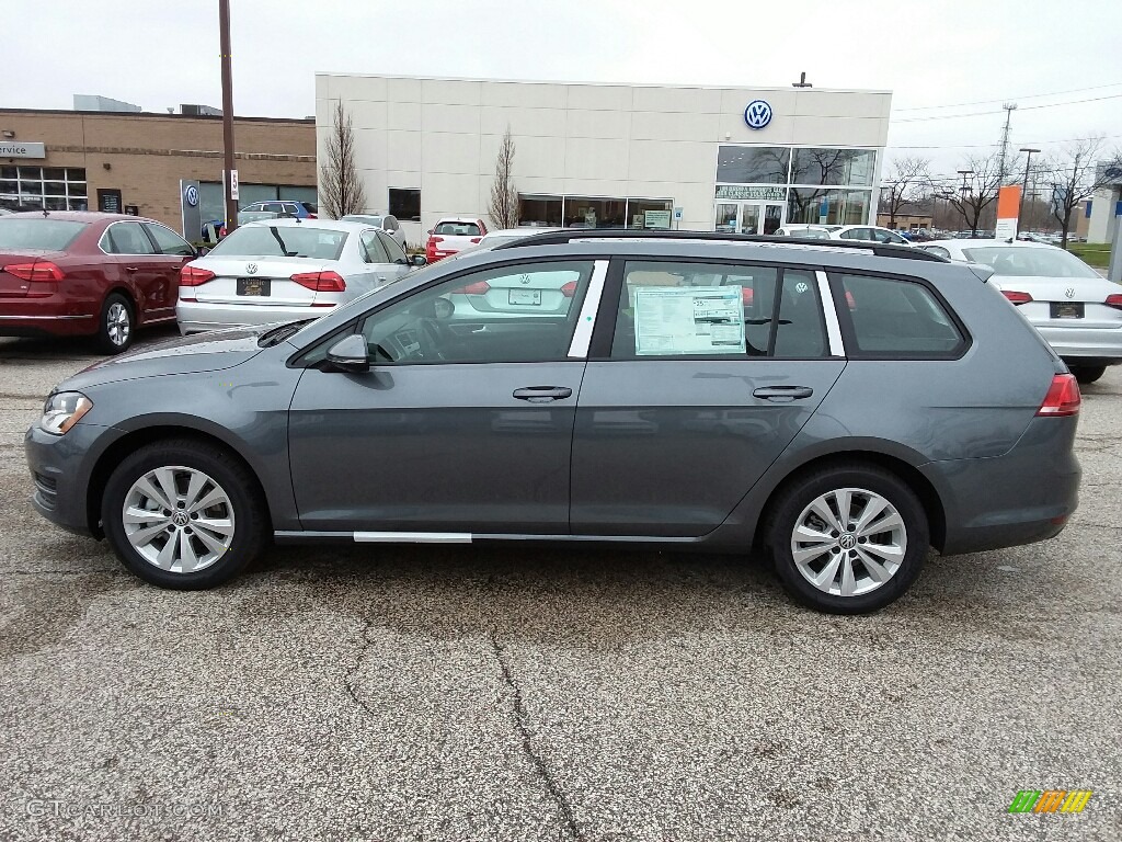 Platinum Gray Metallic 2017 Volkswagen Golf SportWagen S 4Motion Exterior Photo #119512943