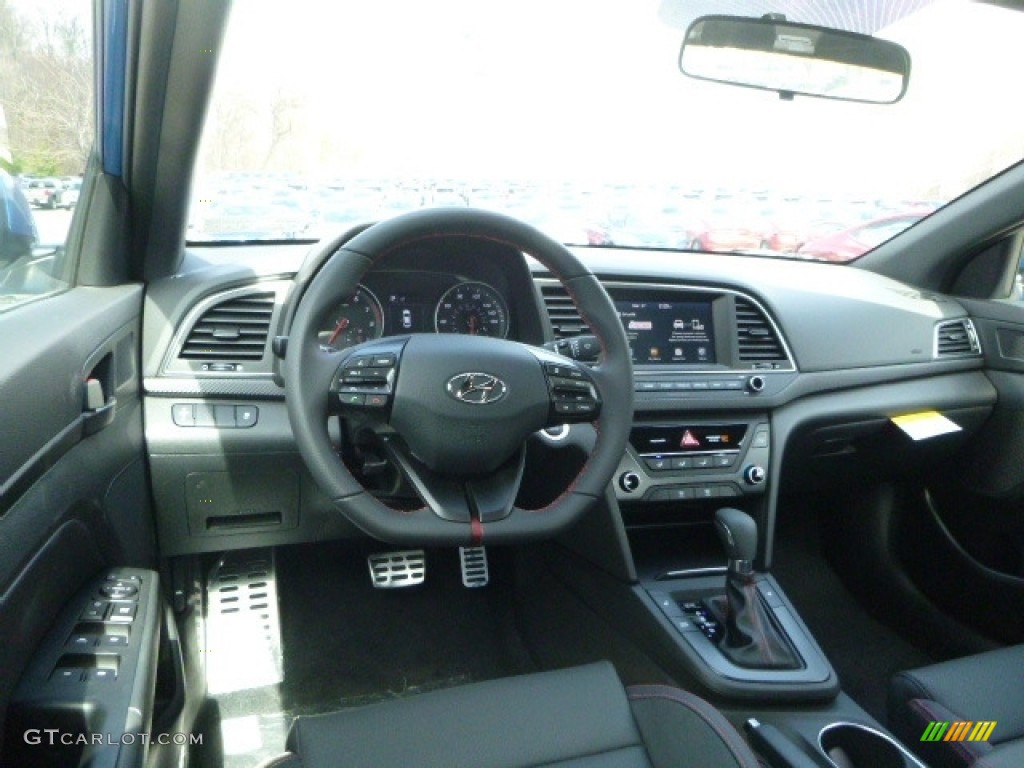 2017 Hyundai Elantra Sport Black Dashboard Photo #119513317