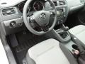 Black/Palladium Gray 2017 Volkswagen Jetta S Interior Color