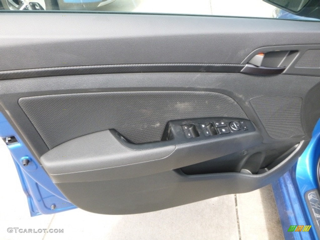 2017 Elantra Sport - Electric Blue / Black photo #10
