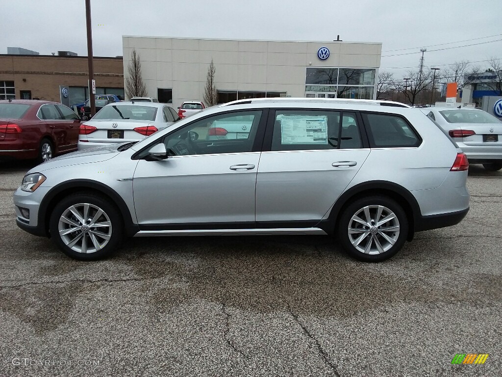 Reflex Silver Metallic 2017 Volkswagen Golf Alltrack S 4Motion Exterior Photo #119513479