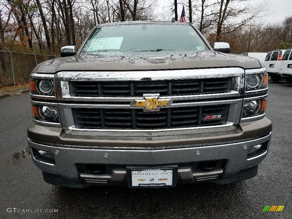 2014 Silverado 1500 LTZ Double Cab 4x4 - Brownstone Metallic / Cocoa/Dune photo #2