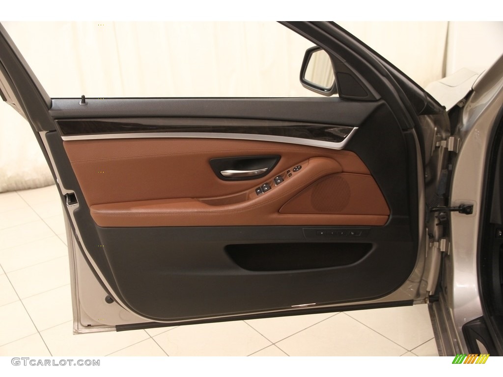2013 5 Series 528i xDrive Sedan - Cashmere Silver Metallic / Cinnamon Brown photo #4
