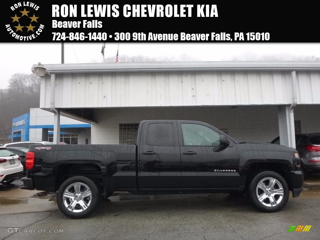 Black Chevrolet Silverado 1500