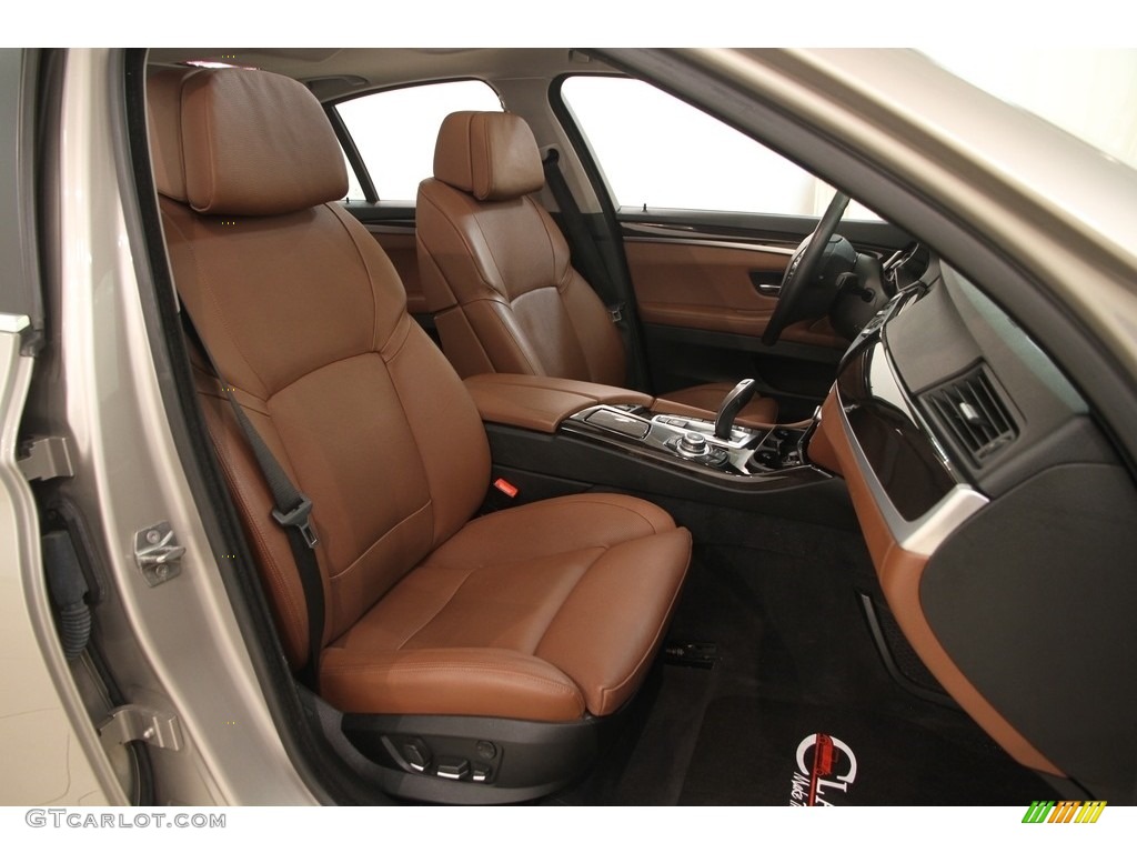 2013 5 Series 528i xDrive Sedan - Cashmere Silver Metallic / Cinnamon Brown photo #23