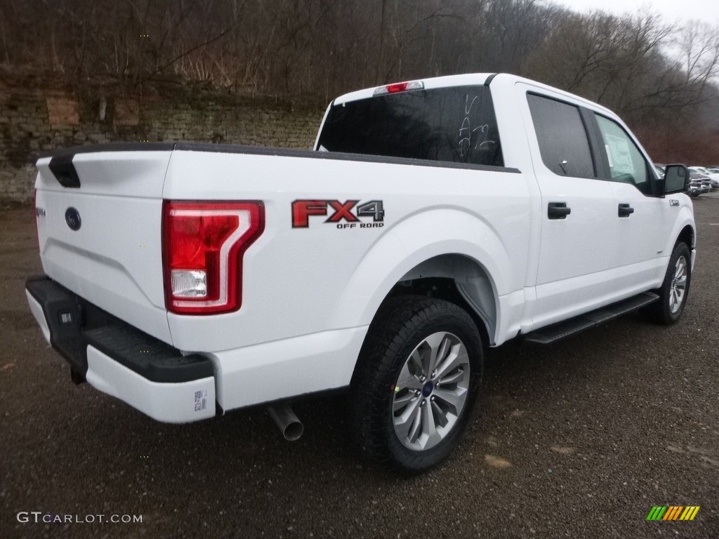 2017 F150 XL SuperCrew 4x4 - Oxford White / Black photo #2