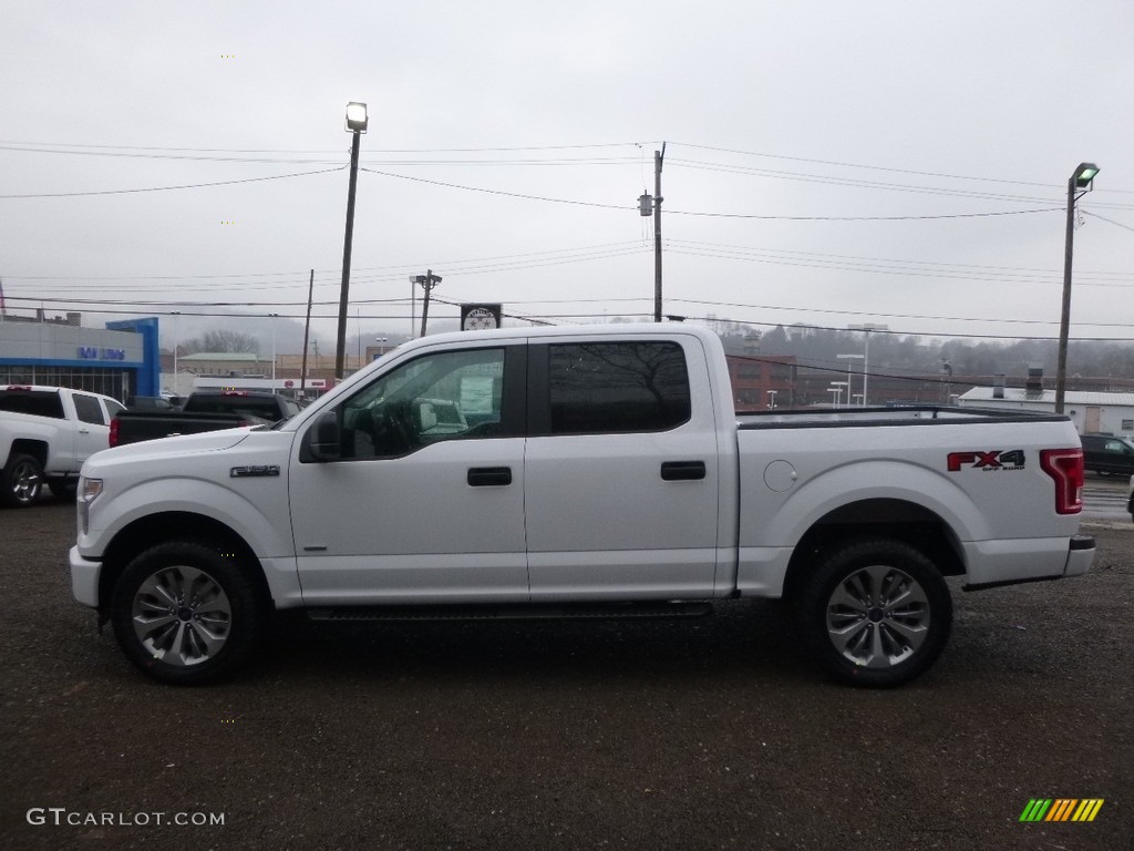 2017 F150 XL SuperCrew 4x4 - Oxford White / Black photo #5