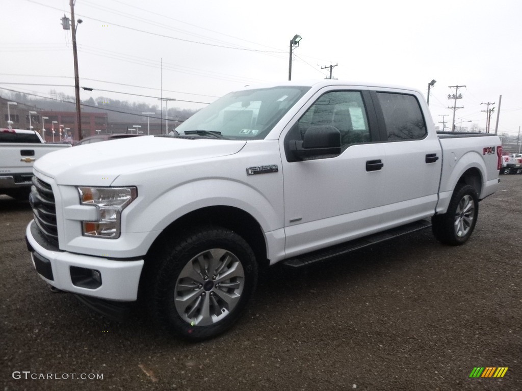 2017 F150 XL SuperCrew 4x4 - Oxford White / Black photo #6