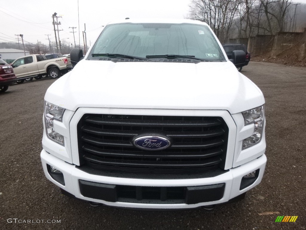 2017 F150 XL SuperCrew 4x4 - Oxford White / Black photo #7