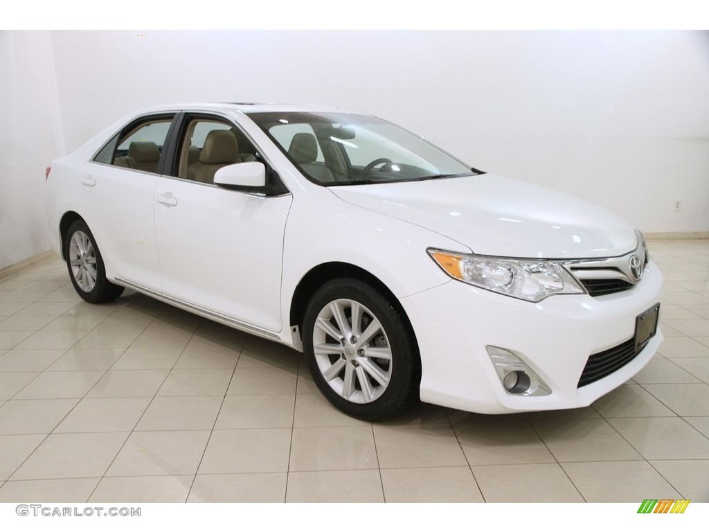 Super White Toyota Camry