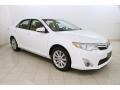 2014 Super White Toyota Camry XLE V6  photo #1