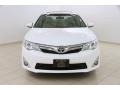 2014 Super White Toyota Camry XLE V6  photo #2