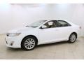 2014 Super White Toyota Camry XLE V6  photo #3