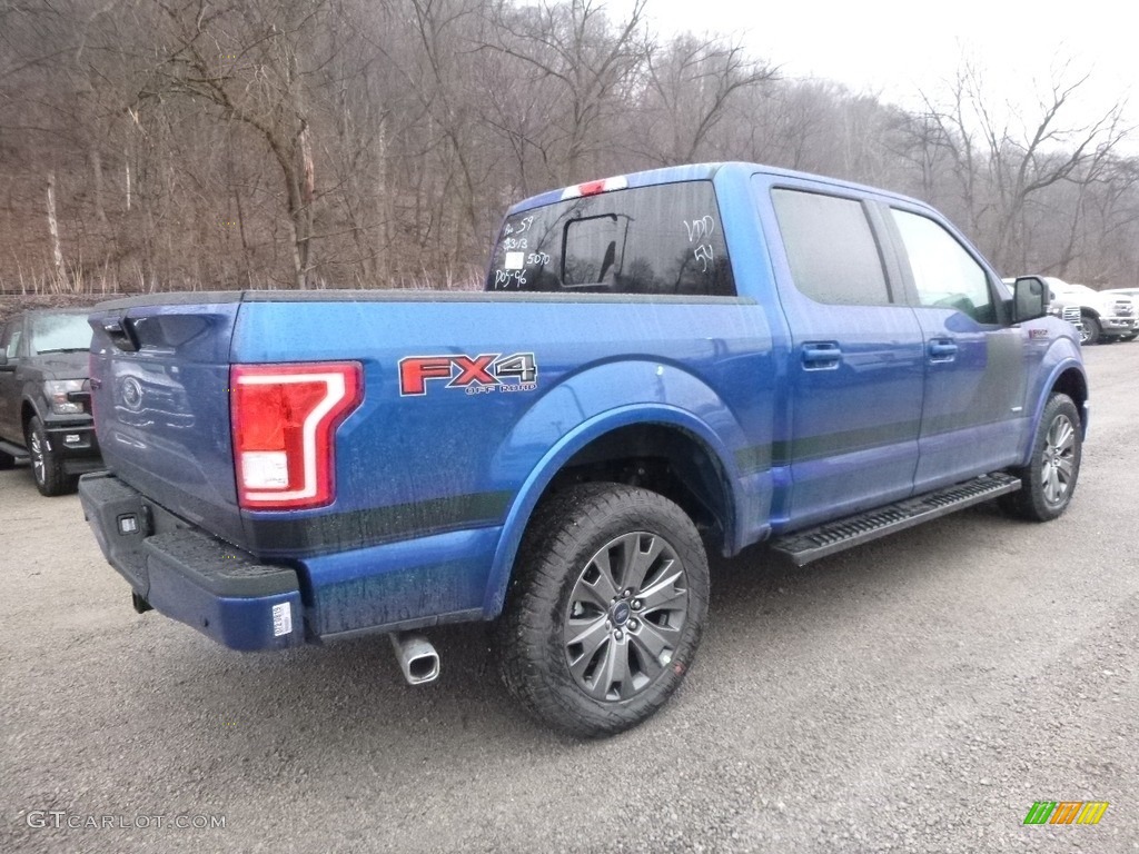 2017 F150 XLT SuperCrew 4x4 - Lightning Blue / Black Special Edition Package photo #2