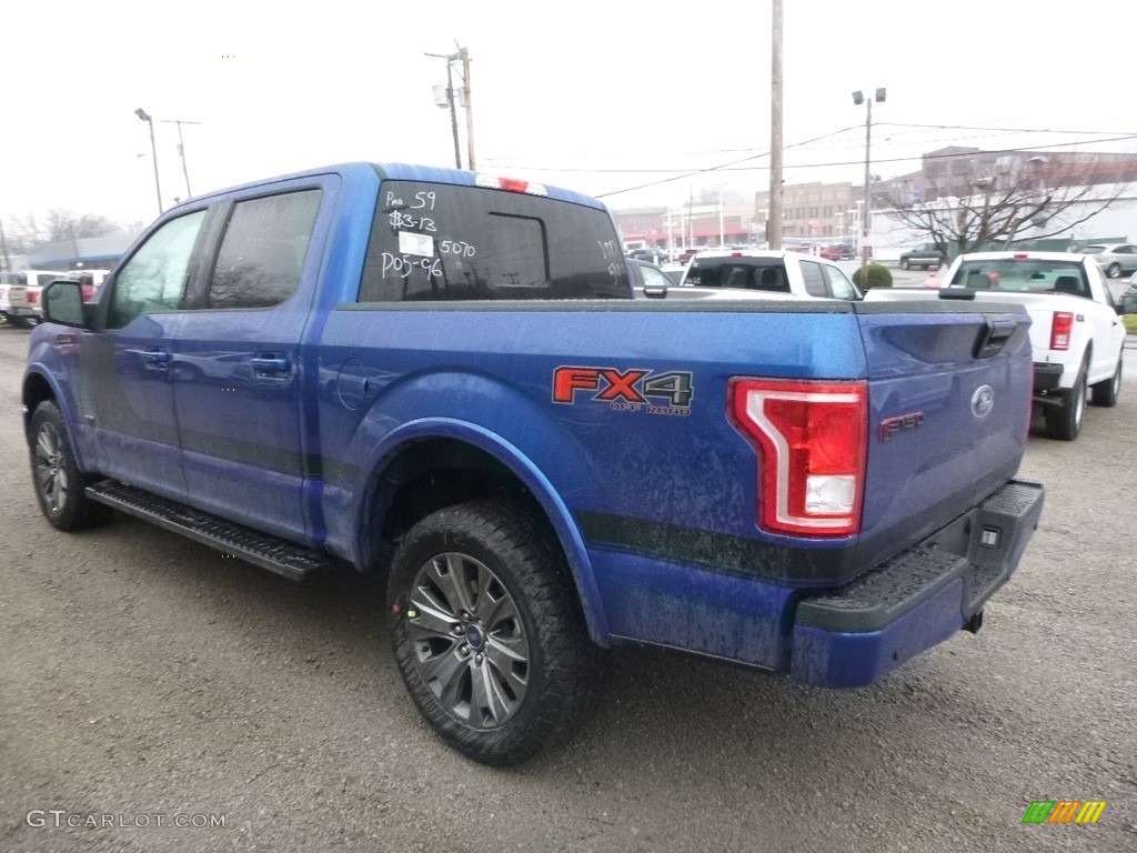 2017 F150 XLT SuperCrew 4x4 - Lightning Blue / Black Special Edition Package photo #4