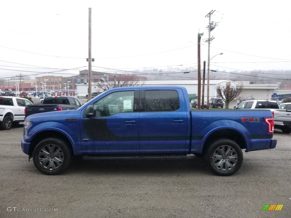 2017 F150 XLT SuperCrew 4x4 - Lightning Blue / Black Special Edition Package photo #5