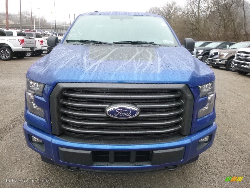 2017 F150 XLT SuperCrew 4x4 - Lightning Blue / Black Special Edition Package photo #7