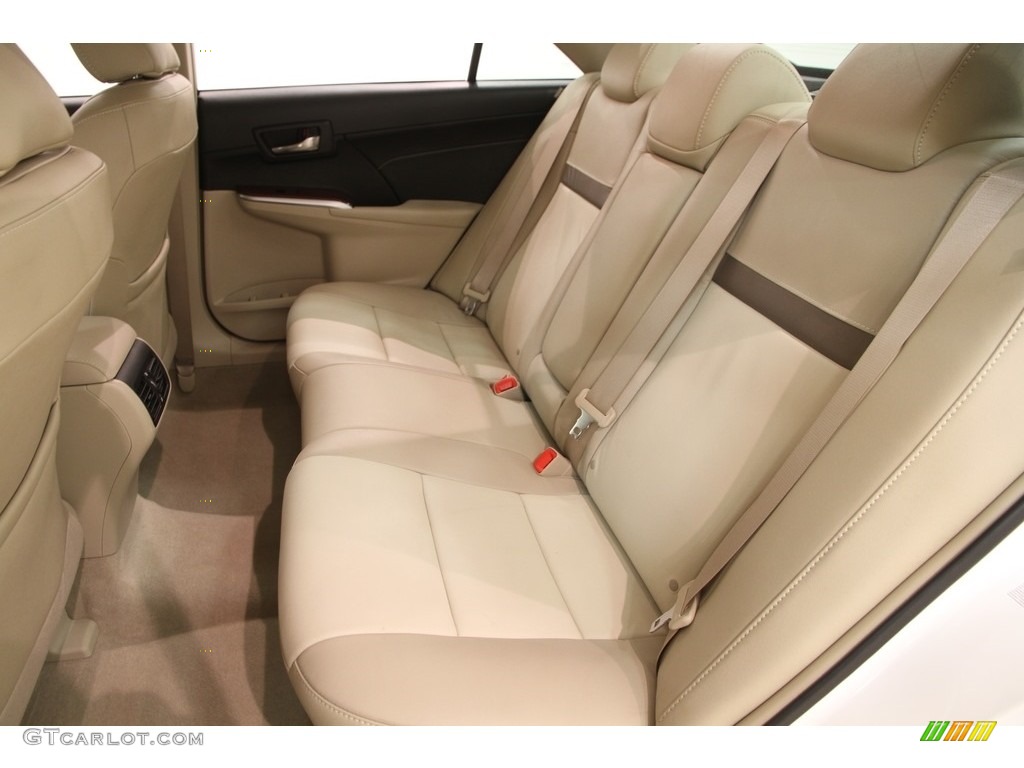 2014 Camry XLE V6 - Super White / Ivory photo #20