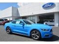 2017 Grabber Blue Ford Mustang Ecoboost Coupe  photo #1