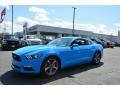 2017 Grabber Blue Ford Mustang Ecoboost Coupe  photo #3