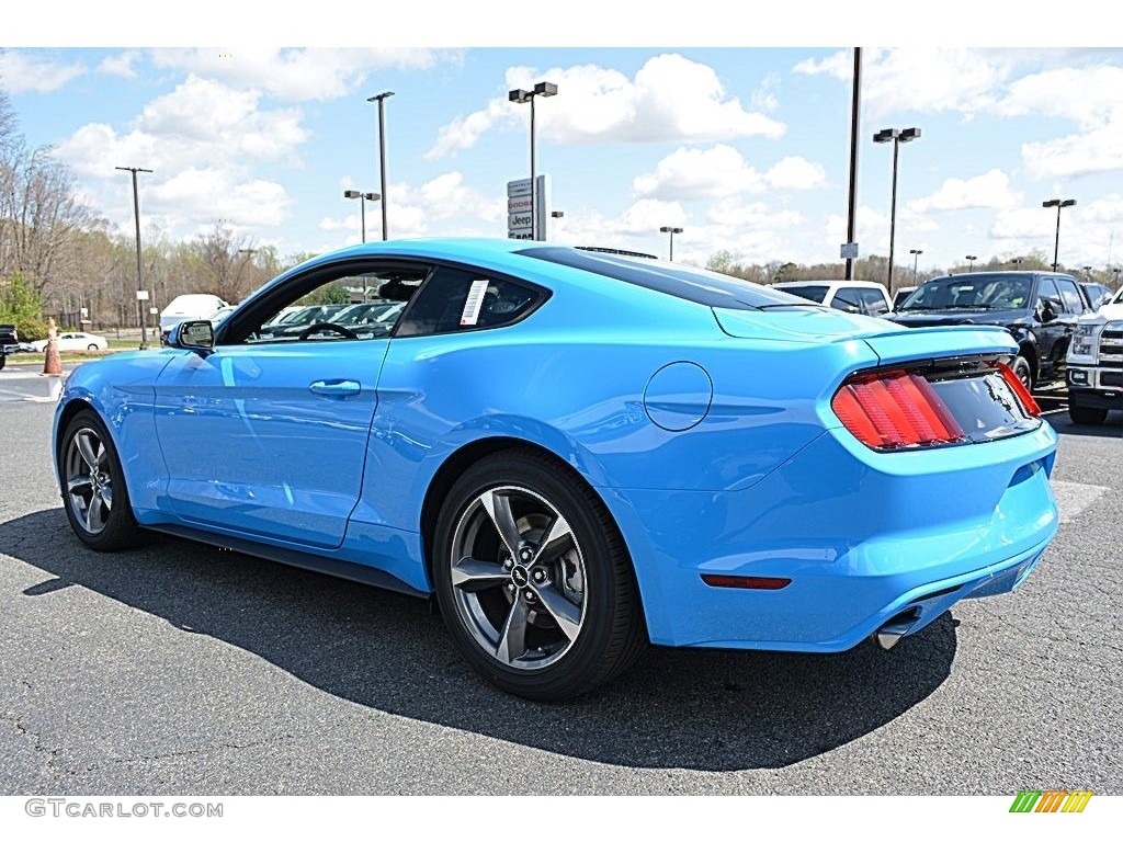 2017 Mustang Ecoboost Coupe - Grabber Blue / Ebony photo #15
