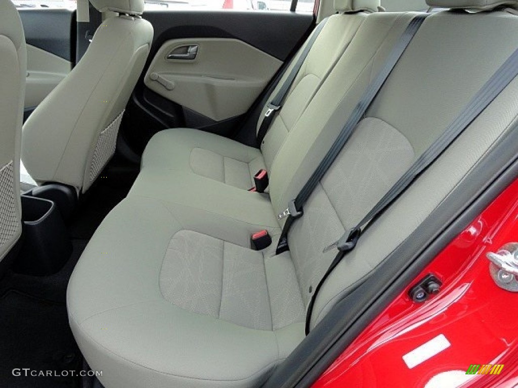 Beige Interior 2017 Kia Rio LX Sedan Photo #119518558
