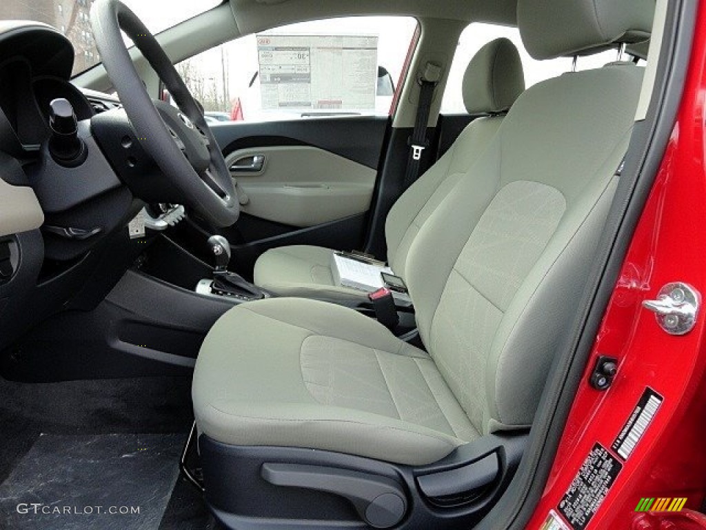 Beige Interior 2017 Kia Rio LX Sedan Photo #119518597