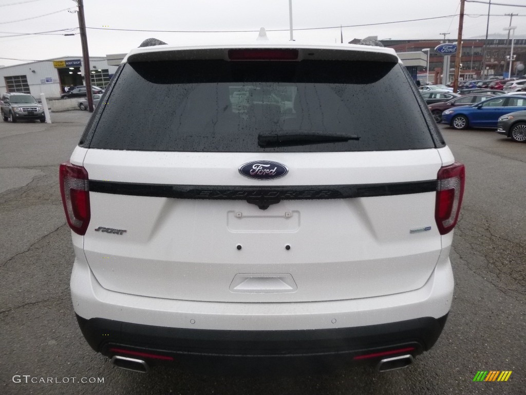2017 Explorer Sport 4WD - White Platinum / Ebony Black photo #3