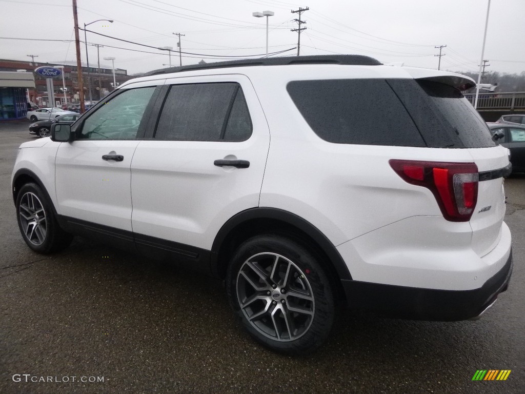 2017 Explorer Sport 4WD - White Platinum / Ebony Black photo #4