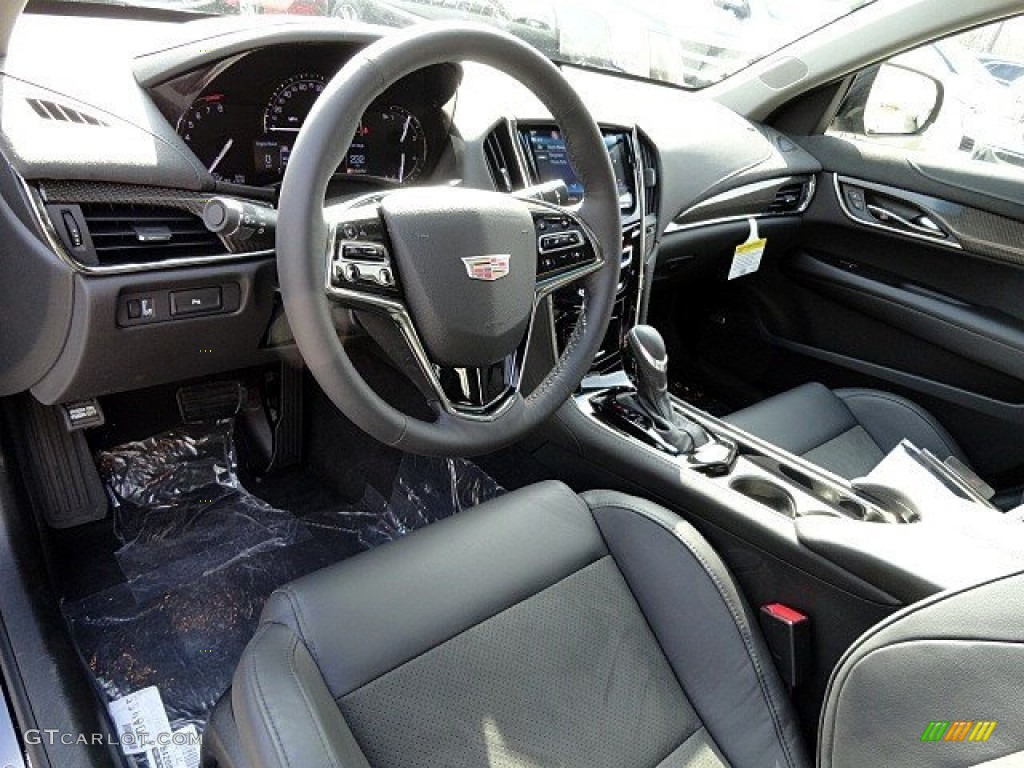 Jet Black Interior 2017 Cadillac ATS Luxury Photo #119521363