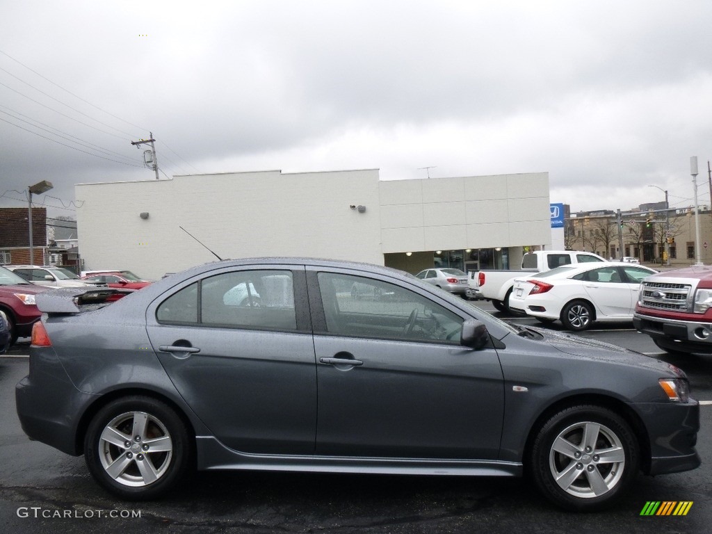 2009 Lancer ES - Graphite Gray Pearl / Black photo #2