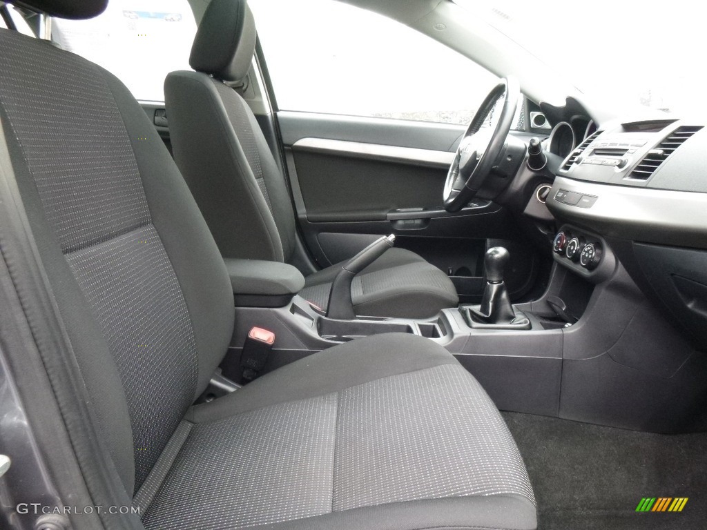 2009 Lancer ES - Graphite Gray Pearl / Black photo #14
