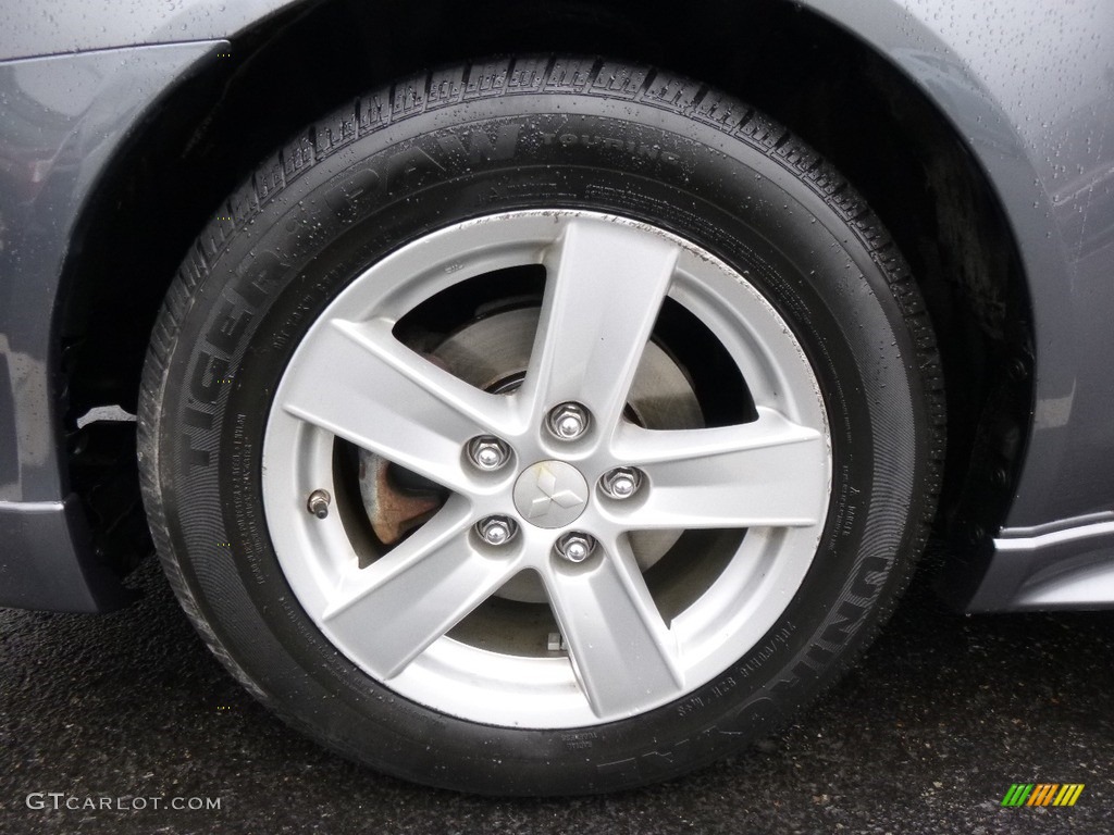 2009 Lancer ES - Graphite Gray Pearl / Black photo #16