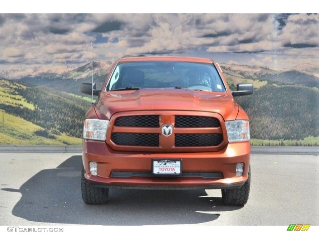 2013 1500 Express Crew Cab 4x4 - Copperhead Pearl / Black/Diesel Gray photo #4