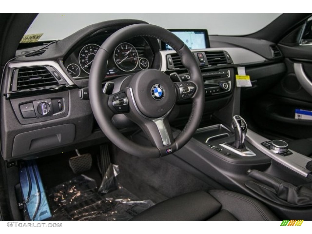 2017 BMW 4 Series 430i Coupe Black Dashboard Photo #119523145