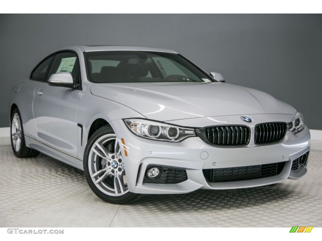 Glacier Silver Metallic 2017 BMW 4 Series 430i Coupe Exterior Photo #119523226