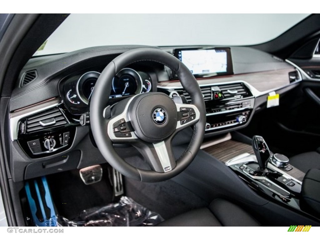 2017 5 Series 540i Sedan - Bluestone Metallic / Black photo #6