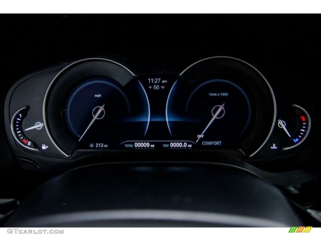 2017 5 Series 540i Sedan - Bluestone Metallic / Black photo #7