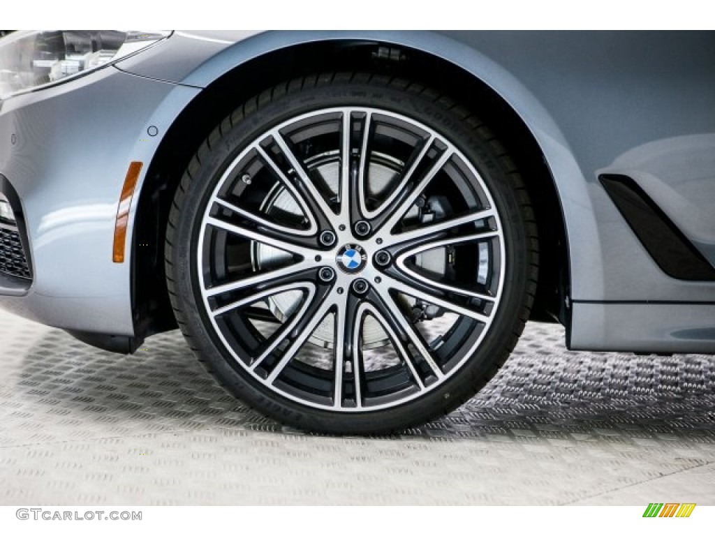 2017 5 Series 540i Sedan - Bluestone Metallic / Black photo #9