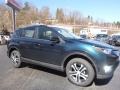 2017 Galactic Aqua Mica Toyota RAV4 LE  photo #1