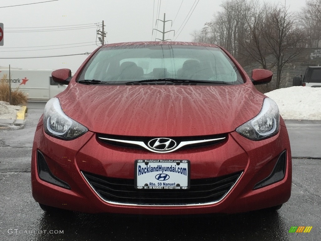 2016 Elantra SE - Red / Gray photo #2