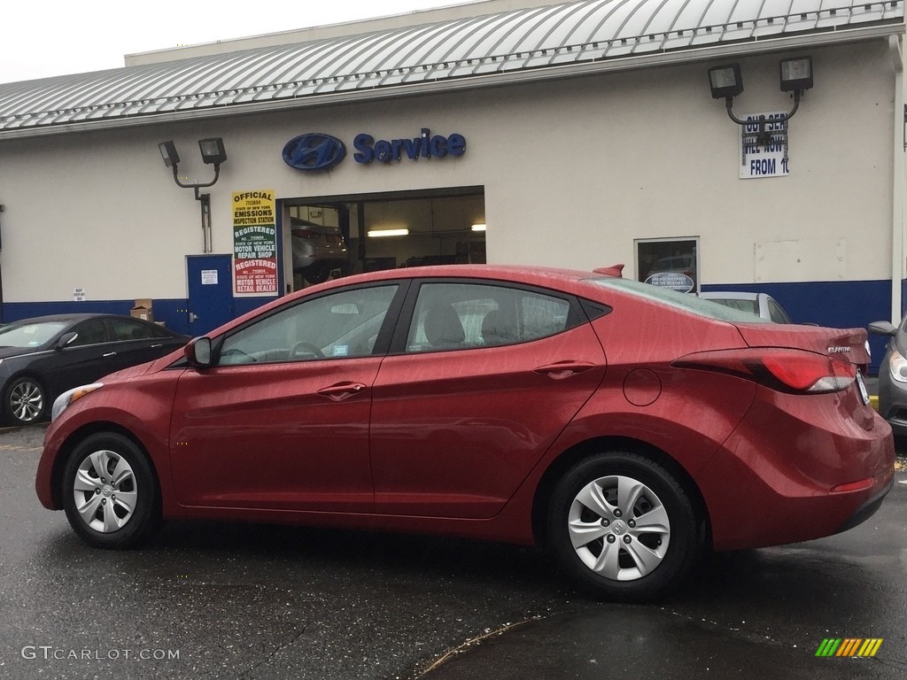 2016 Elantra SE - Red / Gray photo #6