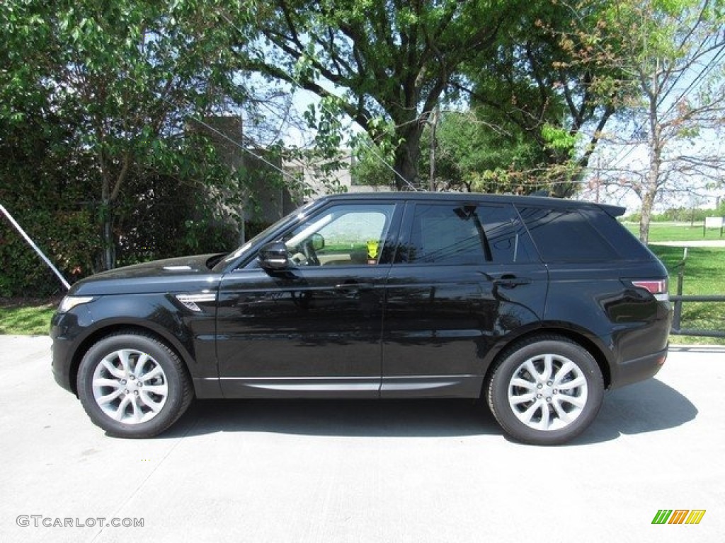 Santorini Black 2017 Land Rover Range Rover Sport HSE Exterior Photo #119527924