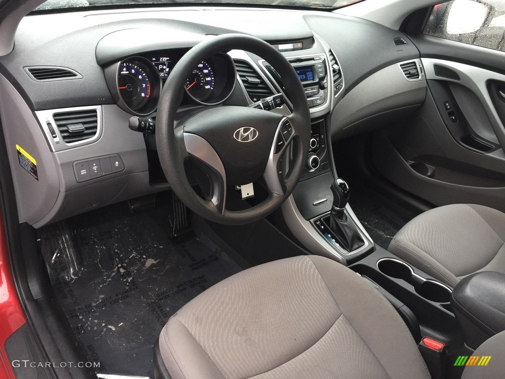 2016 Elantra SE - Red / Gray photo #9