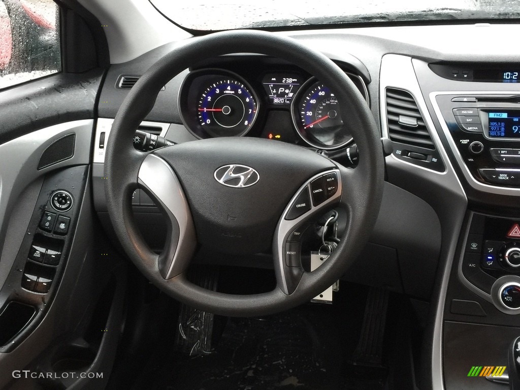 2016 Elantra SE - Red / Gray photo #15