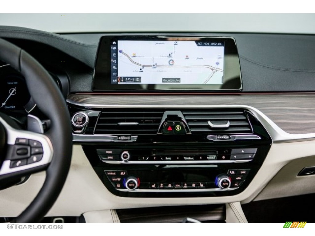 2017 5 Series 540i Sedan - Carbon Black Metallic / Ivory White photo #5