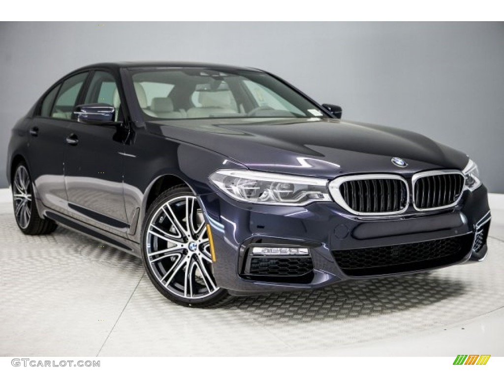 Carbon Black Metallic 2017 BMW 5 Series 540i Sedan Exterior Photo #119529094
