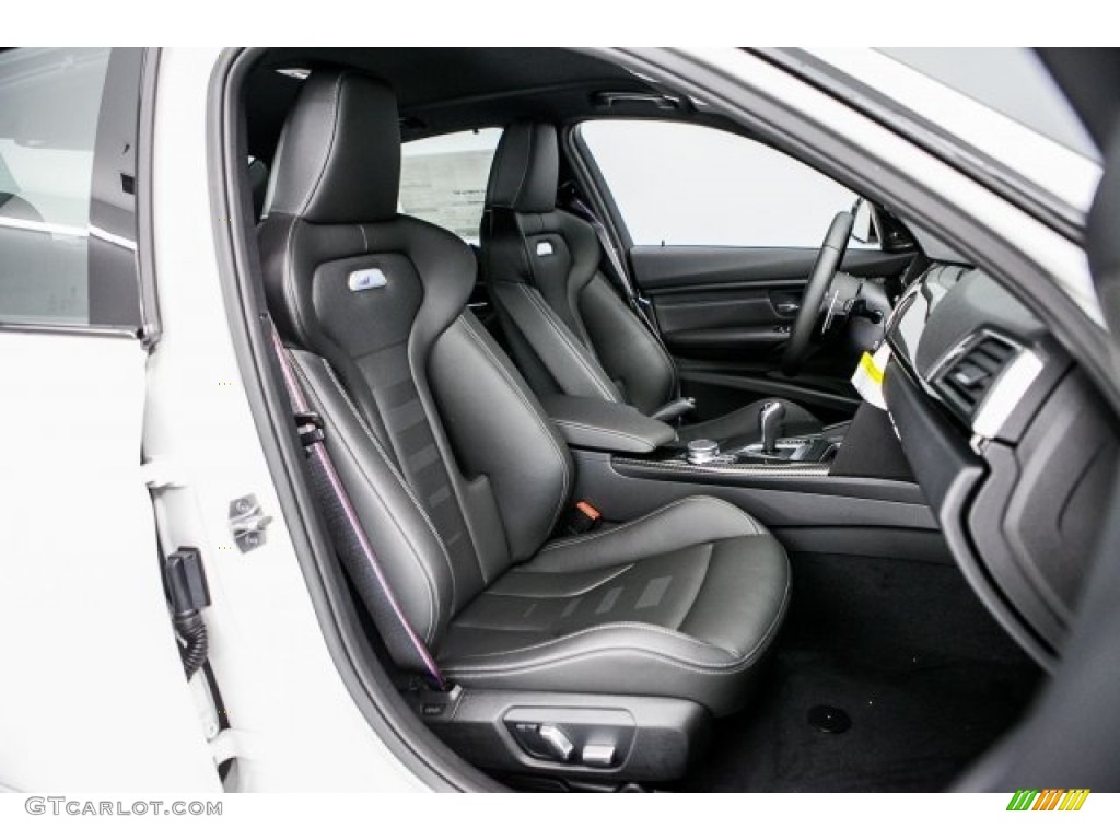 Black Interior 2017 BMW M3 Sedan Photo #119529139