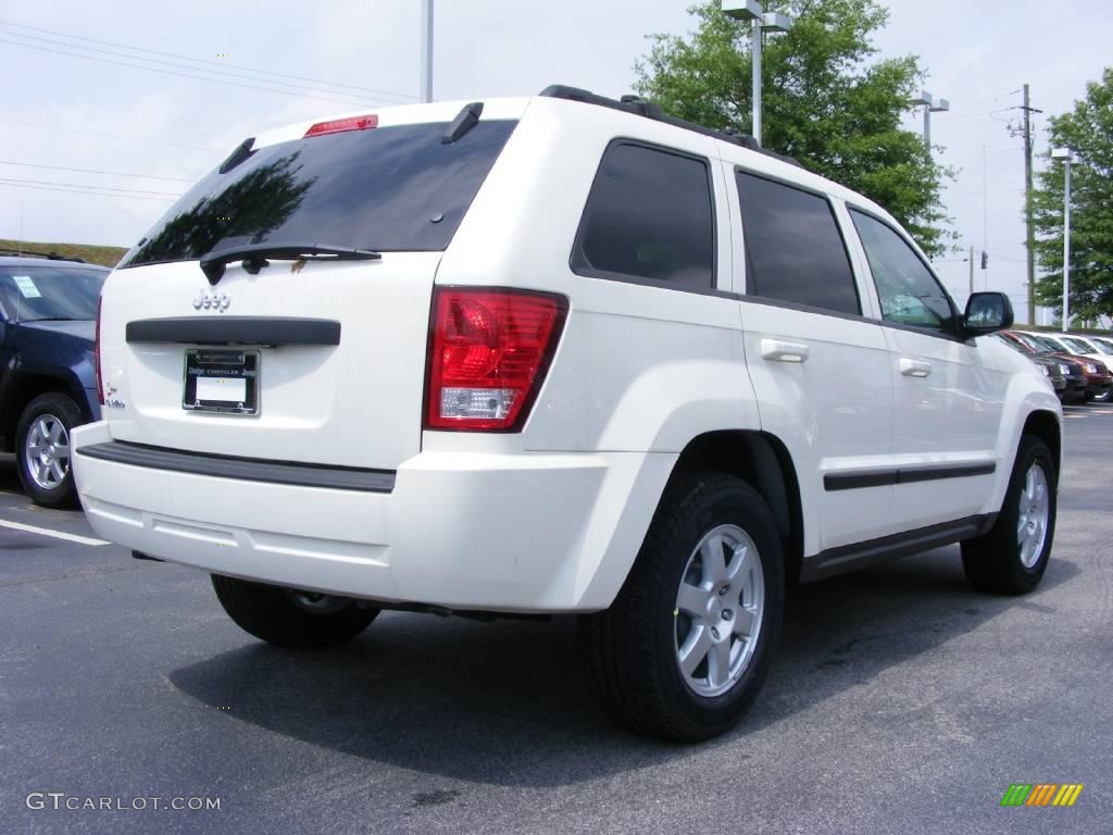 2009 Grand Cherokee Laredo - Stone White / Medium Khaki/Dark Khaki photo #3